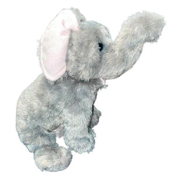 Ty Classic Quake the Elephant Plush Stuffed Animal Pink Ears Nursery Gift 11" - Picture 3 of 12